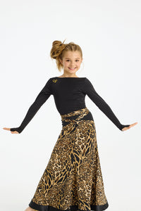 Fiorella Bodystocking - Kids - Black