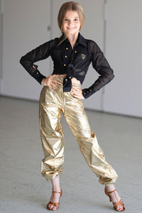 Leah Pants - Kids - Gold