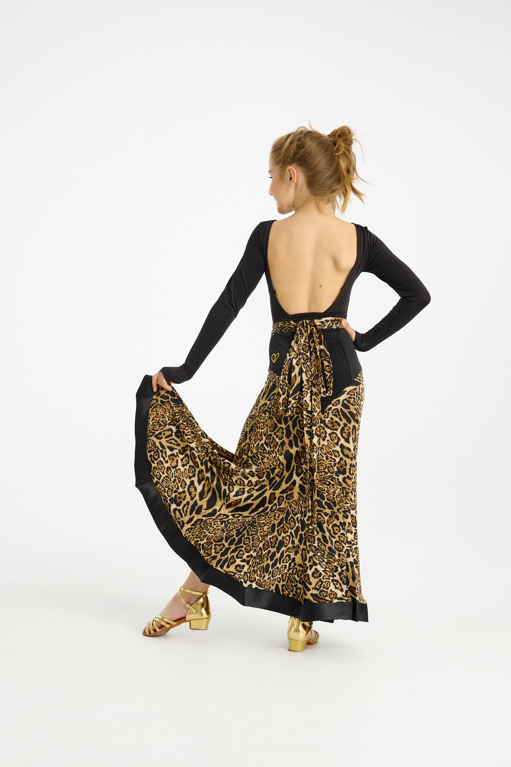 Fiorella Bodystocking - Kids - Black