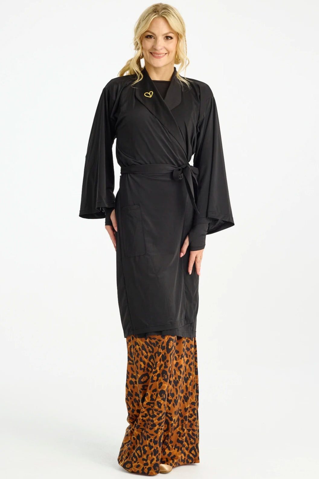Athena Kimono - Black
