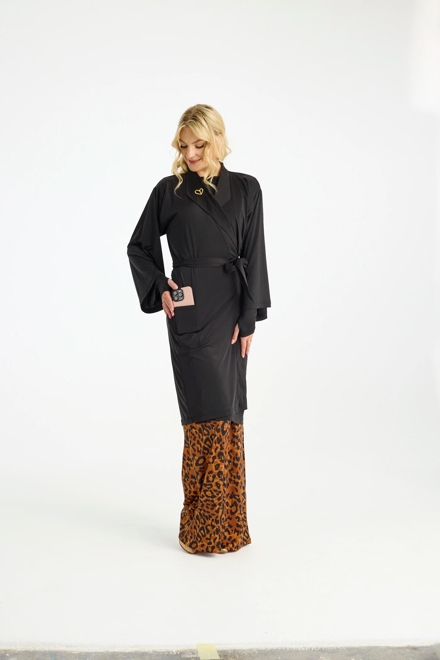 Athena Kimono - Black