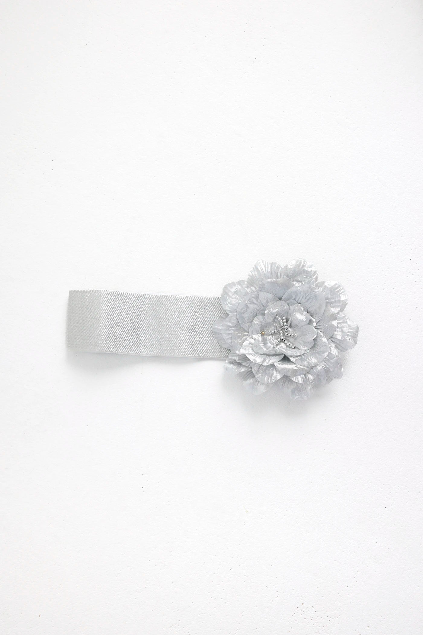 Emma Metallic Belt - Silver