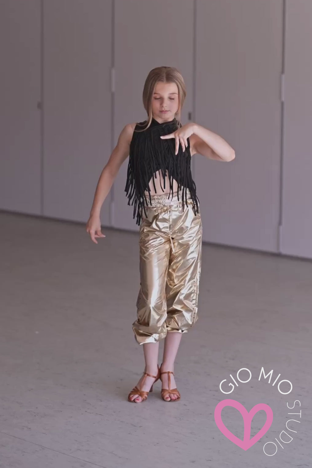 Leah Pants - Kids - Gold